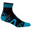 Finale Angebot Saison - ultratécnico Compressport Pro Racing Socken hohe Socken V2 Run High Cut - Farbe Schwarz-Blau - SIZE: T1 (34-36cm)