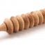 Runder Anti-Cellulite-Scheibenroller für die Holztherapie (40 cm)