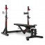 BH Fitness Olympic Rack Multi-Position Bench: Entwickelt, um Vielseitigkeit beim Krafttraining in einer semiprofessionellen Umgebung zu bieten BH Fitness Olympic Rack Multi-Position Bench: Entwickelt, um Vielseitigkeit beim Krafttraining in einer semiprofessionellen Umgebung zu bieten