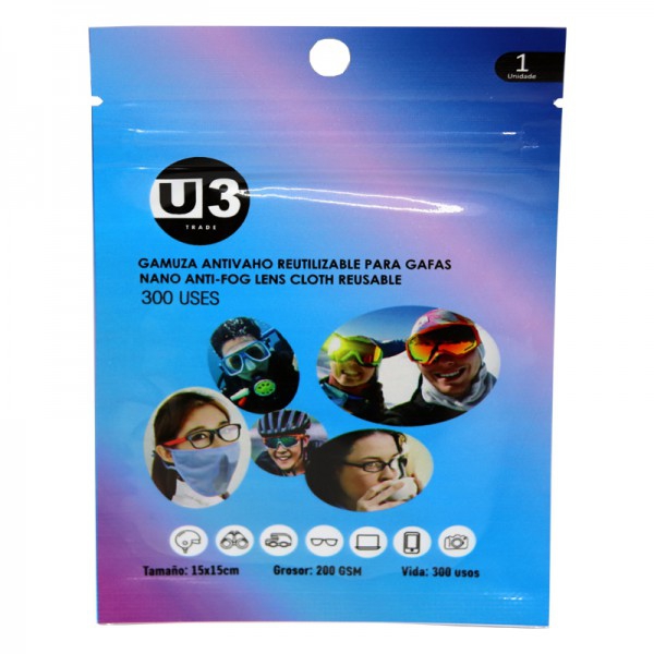 Antibeschlag-Tuch für Brillen: Bis zu 300 Anwendungen, ideal für Masken