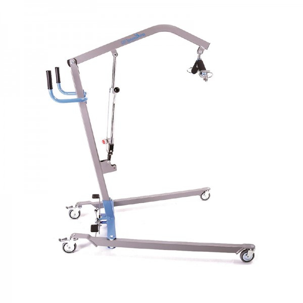 Hydraulischer Umladekran: Kabelsatz inklusive, runder Gummibügel und Pedalöffnungssystem (Kapazität 135/180 kg)