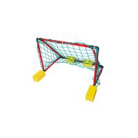 Wasserball Wasserspiel 90 cm (Paar): Beinhaltet zwei Tore, Schwimmer und Netz