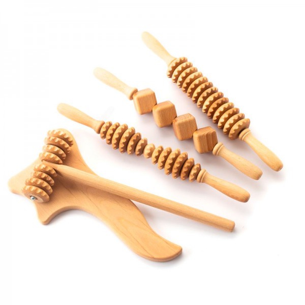 Anti-Cellulite-Körperholz-Therapie-Kit (fünf Elemente) Anti-Cellulite-Körperholz-Therapie-Kit (fünf Elemente)