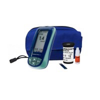 Lactate Scout Vet Pack: Lactate Scout Vet-Analysegerät, 24 Teststreifen und eine Flasche Kontrolllösung (4,5 – 5,6 mmol/L) Lactate Scout Vet Pack: Lactate Scout Vet-Analysegerät, 24 Teststreifen und eine Flasche Kontrolllösung (4,5 – 5,6 mmol/L)