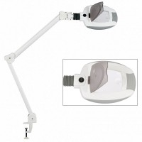 Ampli Kaltlicht LED Vergrößerungslampe mit drei Vergrößerungen (Klemmbefestigungssockel)