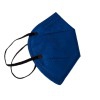 FFP2 marineblaue Masken mit europäischem CE-Zertifikat (einzeln verpackt - Karton mit 10 Stück)