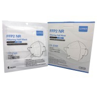 FFP2-Masken mit europäischem CE-Zertifikat - Mit von SGS zertifizierter FFP3-Wirksamkeit (einzeln verpackt - Karton mit 10 Stück)