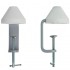 Tischklemme aus Aluminium (bis 7 cm Öffnung): Für Lupen-, Untersuchungs- und Infrarotlampen