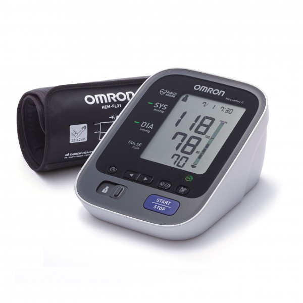 Arm digitales Blutdruckmessgerät Omron M6 Comfort IT. PC-Verbindung