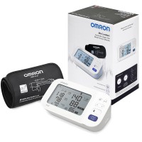 Omron M6 Comfort automatisches Oberarm-Blutdruckmessgerät: Mit Arrhythmie-Erkennung, Doppelanzeige und genaueren Ergebnissen (HEM-7360-E)
