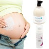 Kosmetische Anti-Dehnungsstreifen-Behandlung - Speziell für Schwangere: 100% natürliches Hagebuttenöl + Professionelle Kosmetiké K-Slim Körpercreme 500 cc