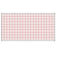 Diagramm-EKG-Papier 80 mm x 20 m x 12 Seiten (10 Stück)