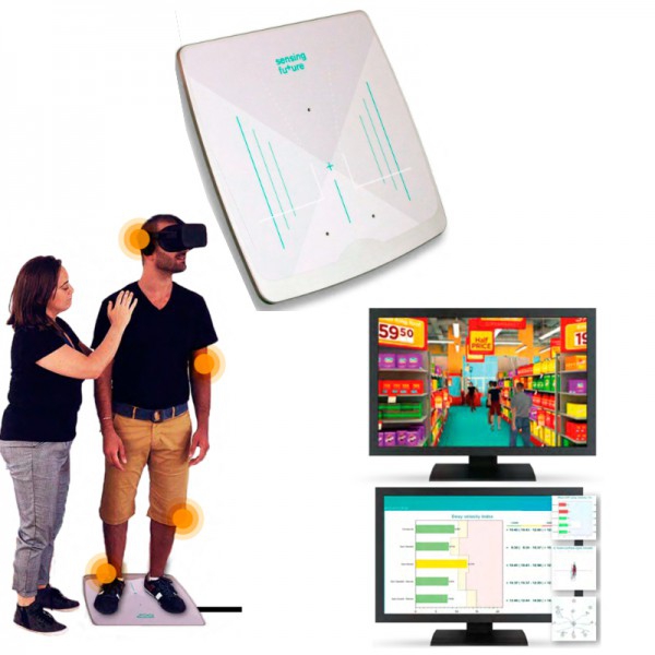 PhysioSensing Vestibular: Vertigo V Kraftplattform und Balance-Software für die vestibuläre Umschulung PhysioSensing Vestibular: Vertigo V Kraftplattform und Balance-Software für die vestibuläre Umschulung