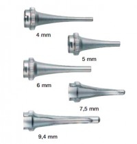 Metallic Speculum Riester Ø7,5 mm, 68 mm Länge, Einstechen, wiederverwendbare Metallic Speculum Riester Ø7,5 mm, 68 mm Länge, Einstechen, wiederverwendbare