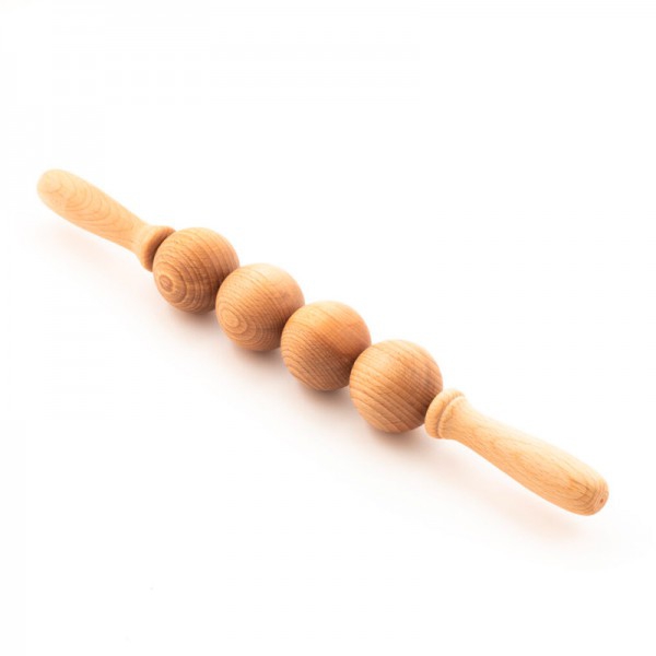 Kugelroller für die Anti-Cellulite-Holztherapie (40 cm)