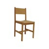 Stuhl für Elektrotherapie ohne Armlehne, aus lackiertem Buchenholz