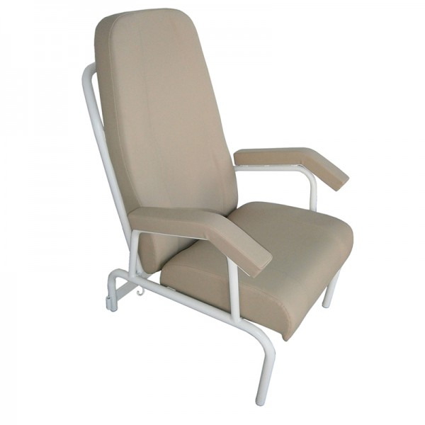 Kinefis Statischer geriatrischer klinischer ergonomischer Stuhl mit festem Sitz, Rückenlehne und Armlehnen – große Robustheit