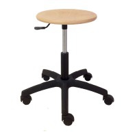 Kinefis Economy Holzhocker: Rückenfrei und niedrige Höhe 40 - 53 cm Kinefis Economy Holzhocker: Rückenfrei und niedrige Höhe 40 - 53 cm