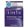 Neuromuskuläre Bandage - Kinefis Kinesiology Tape Blau 5 cm x 5 Meter