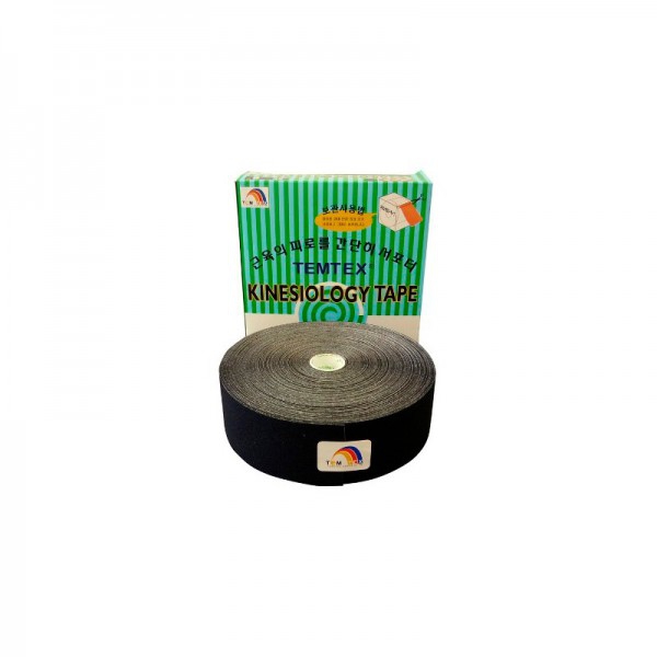 Neuromuskuläre Bandage Temtex schwarze Farbe (5cm X 32m) Neuromuskuläre Bandage Temtex schwarze Farbe (5cm X 32m)