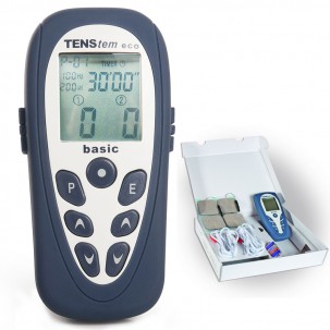 Tens Eco Basic: electroestimulador 2 Kanälen und 16 Programmen (TENS + EMS + Iontophorese)