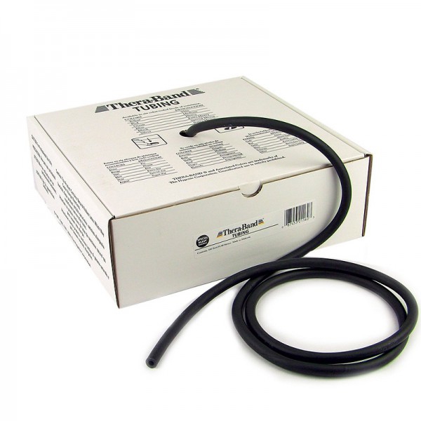 Thera-Band 7,5 m Schläuche: Latex Schläuche Spezial Starker Widerstand - Farbe Schwarz Thera-Band 7,5 m Schläuche: Latex Schläuche Spezial Starker Widerstand - Farbe Schwarz