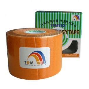Temtex Kinesiology Tape Farbe Orange (5cm x 5m)