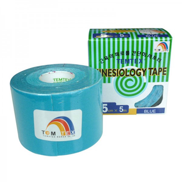 Temtex Kinesiology Tape Farbe Blau (5cm X 5m) Temtex Kinesiology Tape Farbe Blau (5cm X 5m)